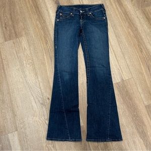 True Religion low rise boot cut flare jeans